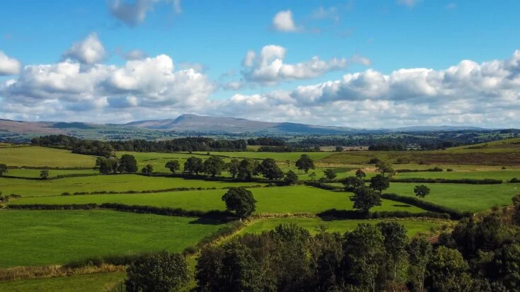 View of the Lune valley from Docker