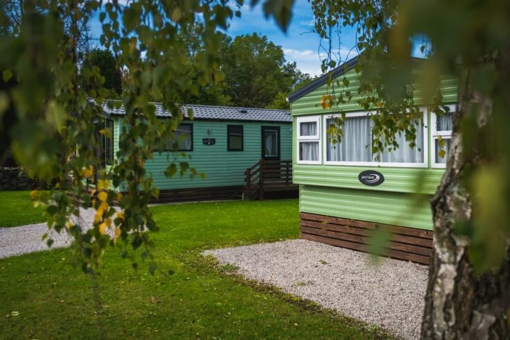 Luxury static caravans and holiday homes for sale at Hall More Caravan Park.