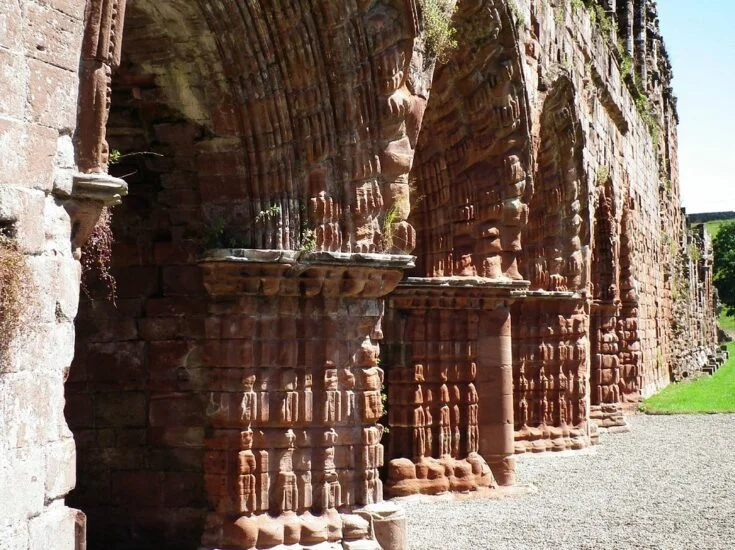 Furness Abbey near Coniston View Lodge Park