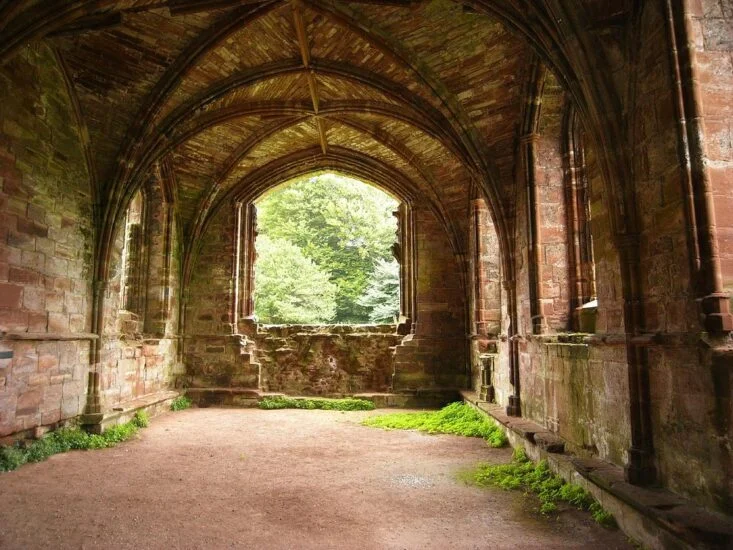 Furness Abbey near Coniston View Lodge Park