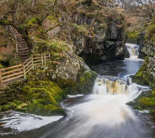 Ingleton Waterfall Trail near Docker Lodge Park Kirkby Lonsdale