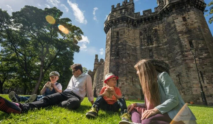 Cockerham Sands Lancaster Castle